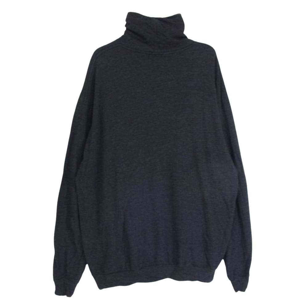COMOLI コモリ 21AW U03-05007 ウール天竺 タートルネック ロンT 長袖 Tシャツ カットソー ダークグレー系 3【中古】