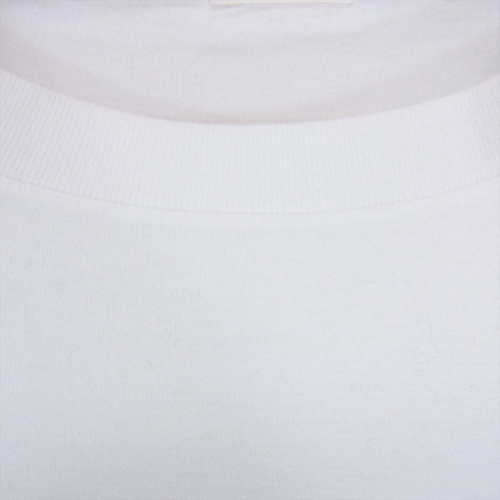 COMOLI コモリ 22AW W03-05005 ダブルレイヤー 長袖 クルー Tシャツ カットソー ホワイト系 4【中古】