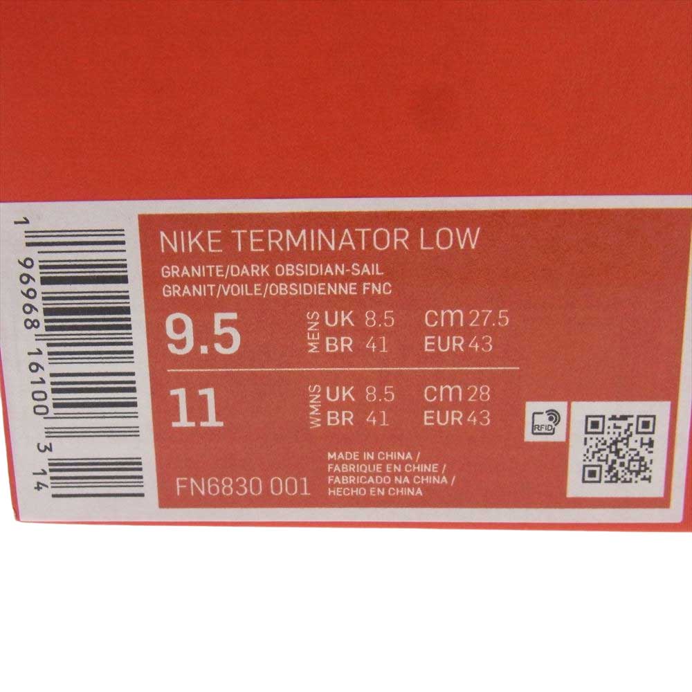 NIKE ナイキ FN6830-001 TERMINATOR LOW GEORGETOWN ターミネーター ロー ジョージタウン スニーカー グレー系 27.5cm【美品】【中古】