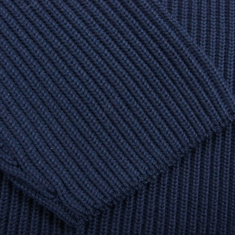 バトナー BN-19FM-026 RIB CREW NECK リブ クルーネック ニット セーター ネイビー系 3【中古】