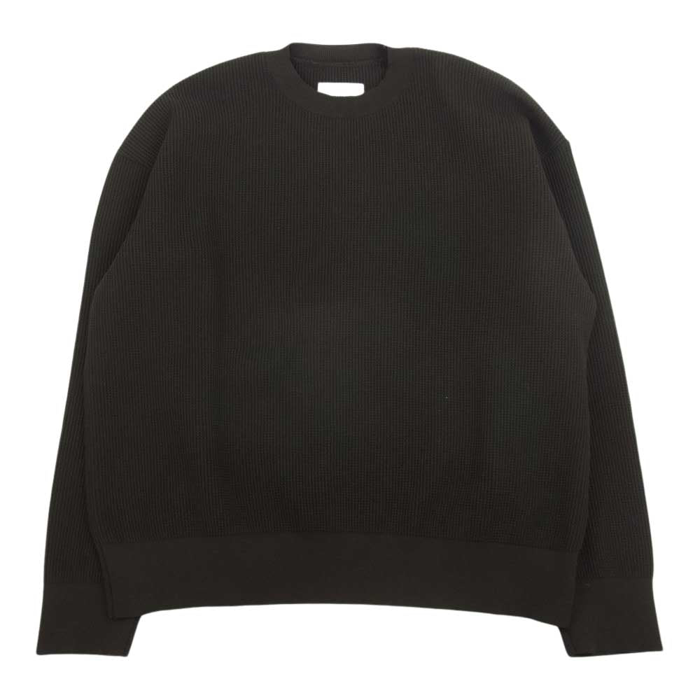 シュタイン ST.540 オーバーサイズド ワッフル サーマル ニット LS  ブラウン系 M【美品】【中古】