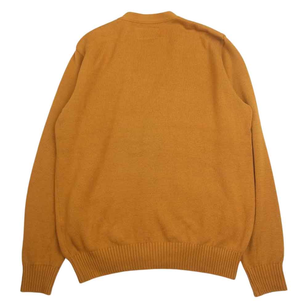 WACKO MARIA ワコマリア レーヨンシルク 混 コットン カーディガン  イエロー系 M【中古】