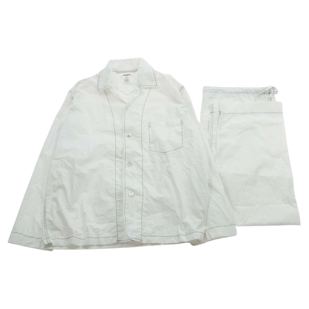 FUMIKA UCHIDA フミカウチダ FU-J-PJ001 オープンカラー パジャマ シャツ パンツ セットアップ ホワイト系【中古】