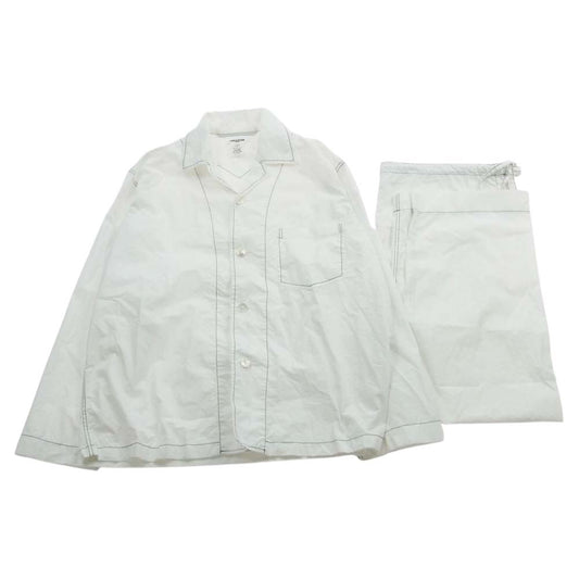 FUMIKA UCHIDA フミカウチダ FU-J-PJ001 オープンカラー パジャマ シャツ パンツ セットアップ ホワイト系【中古】