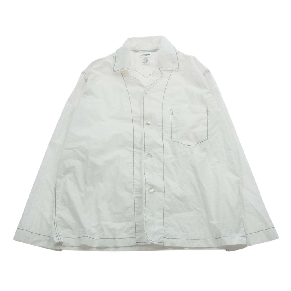 FUMIKA UCHIDA フミカウチダ FU-J-PJ001 オープンカラー パジャマ シャツ パンツ セットアップ ホワイト系【中古】