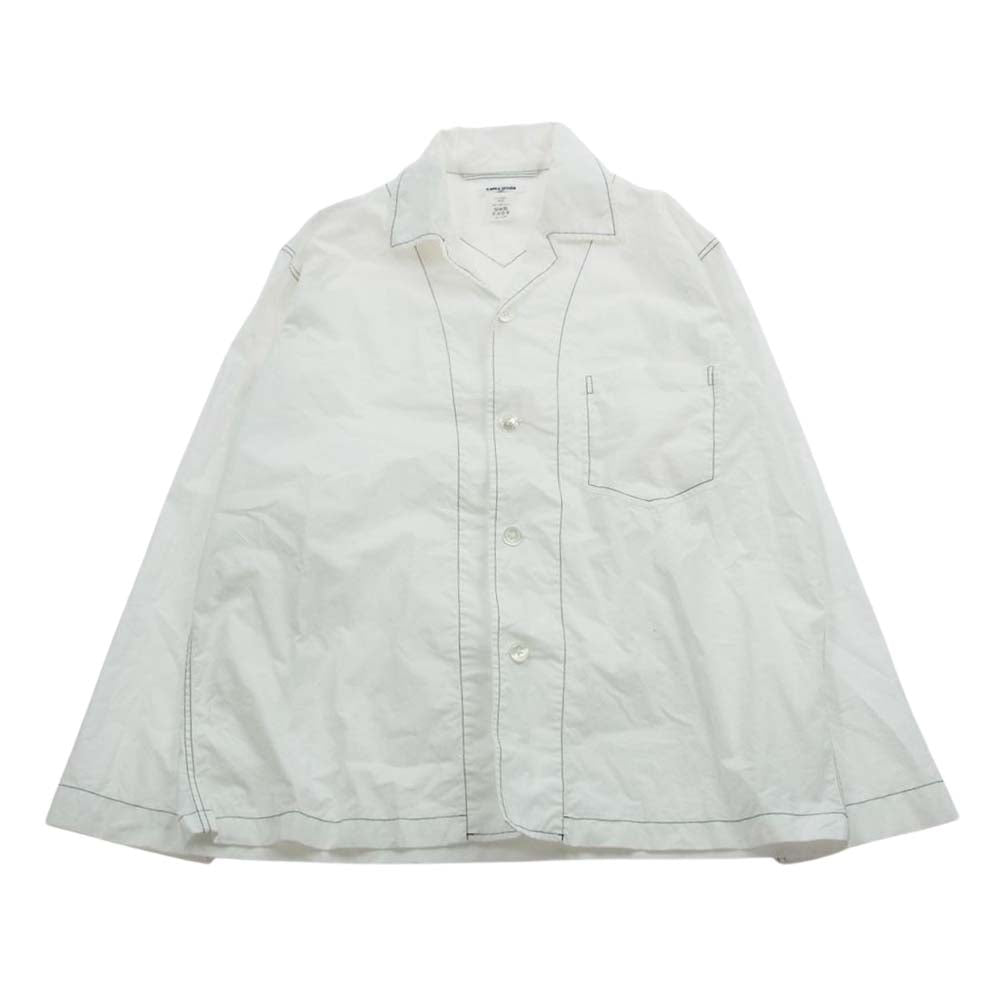 FUMIKA UCHIDA フミカウチダ FU-J-PJ001 オープンカラー パジャマ シャツ パンツ セットアップ ホワイト系【中古】