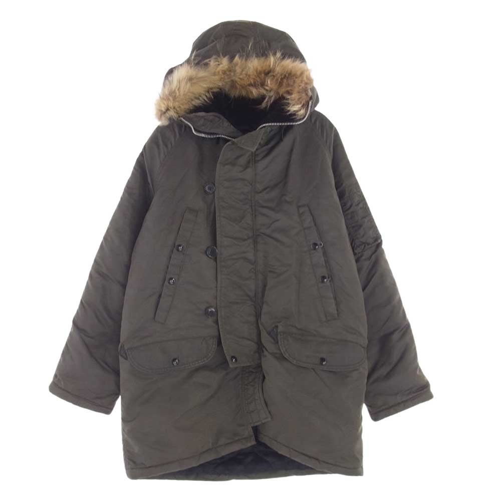 SPIEWAK スピーワック MIL-J-3786J USA製 N3-B ナイロンツイル 中綿 フライトジャケット モスグリーン系 38【中古】