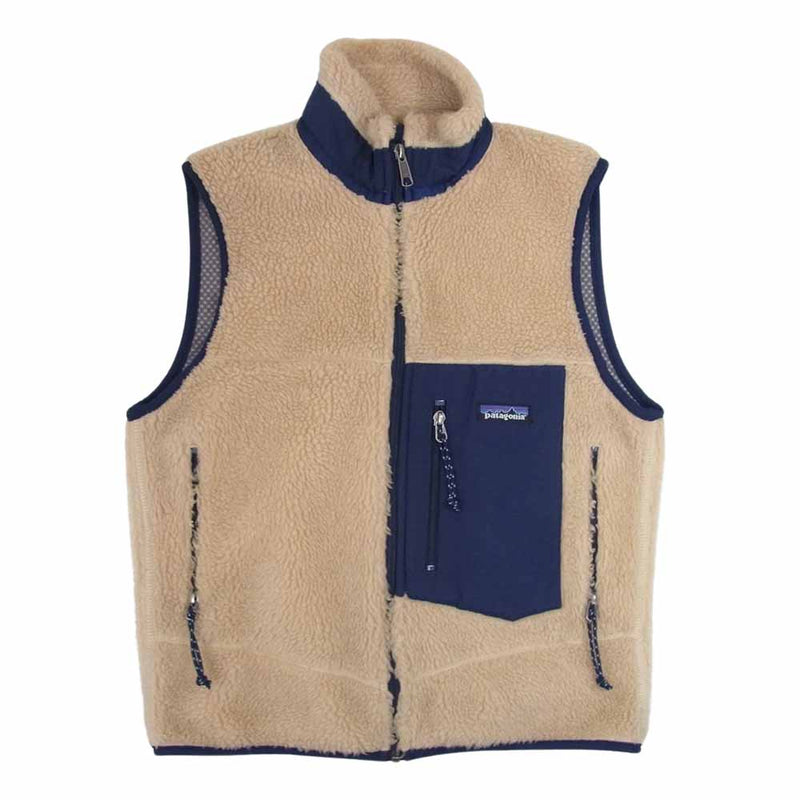 patagonia パタゴニア 41453 CLASSIC RETRO X VEST クラシック レトロX フリース ベスト ベージュ系 XS【中古】