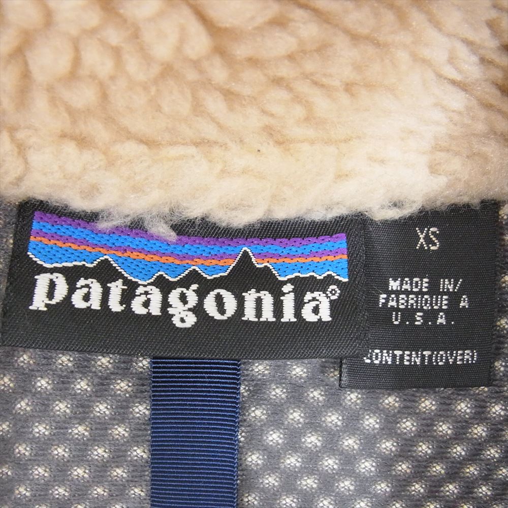 patagonia パタゴニア 41453 CLASSIC RETRO X VEST クラシック レトロX フリース ベスト ベージュ系 XS【中古】