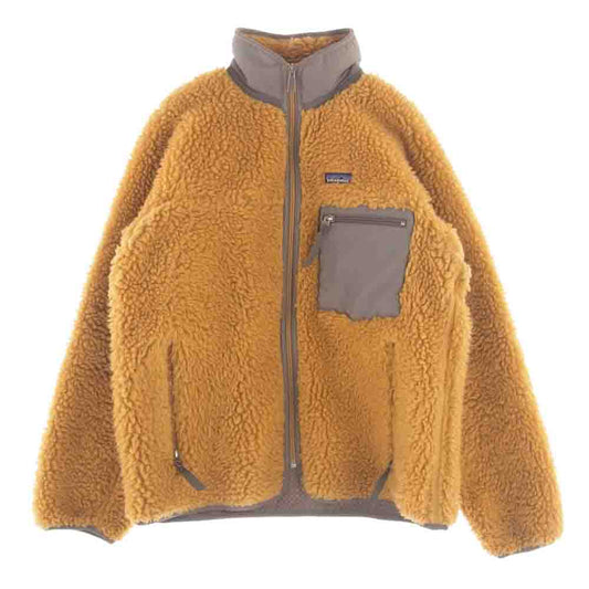 patagonia パタゴニア 23024 CLASSIC RETRO CARDIGAN クラシック レトロ カーディガン フリース ジャケット テキーラゴールド ライトブラウン系 XS【中古】