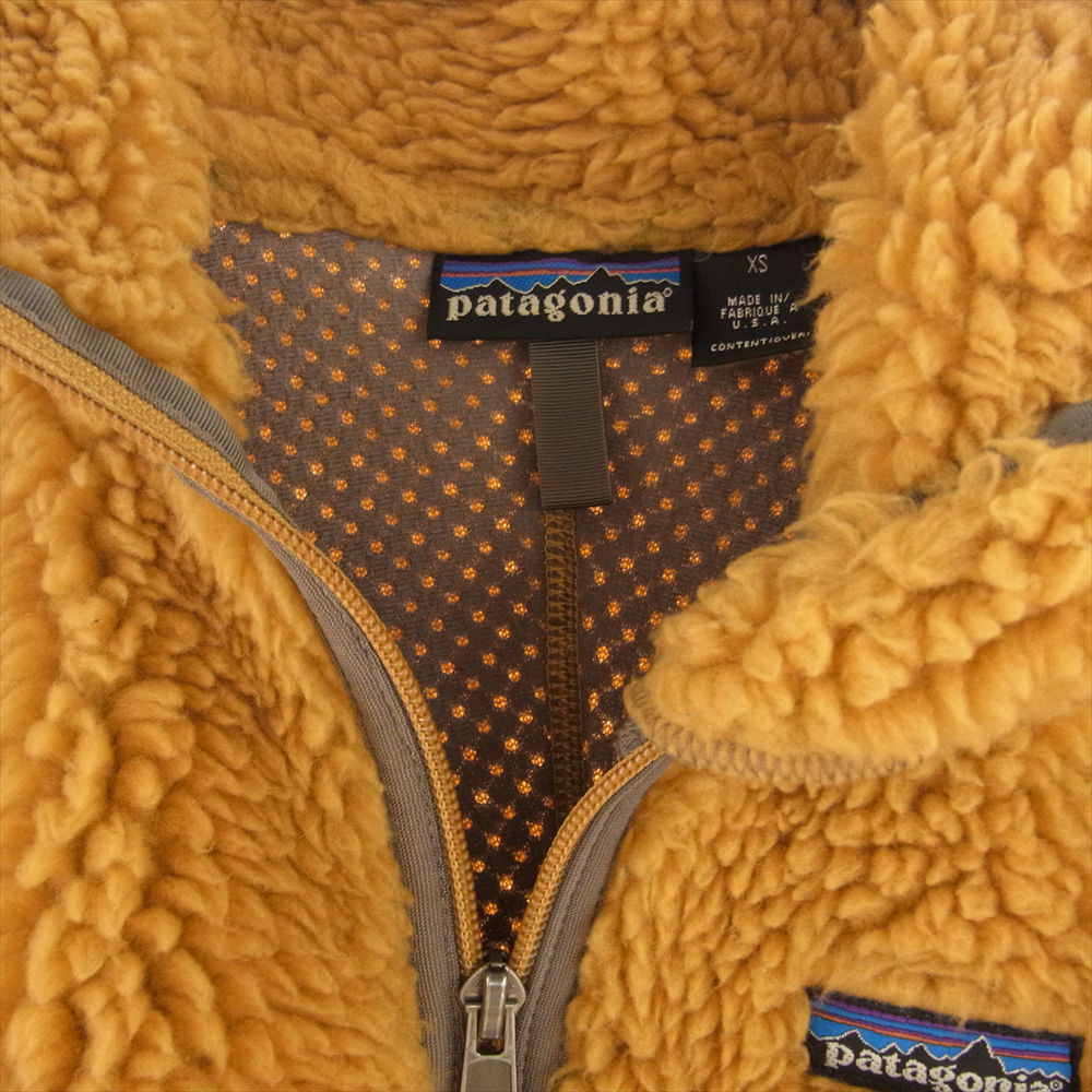 patagonia パタゴニア 23024 CLASSIC RETRO CARDIGAN クラシック レトロ カーディガン フリース ジャケット テキーラゴールド ライトブラウン系 XS【中古】