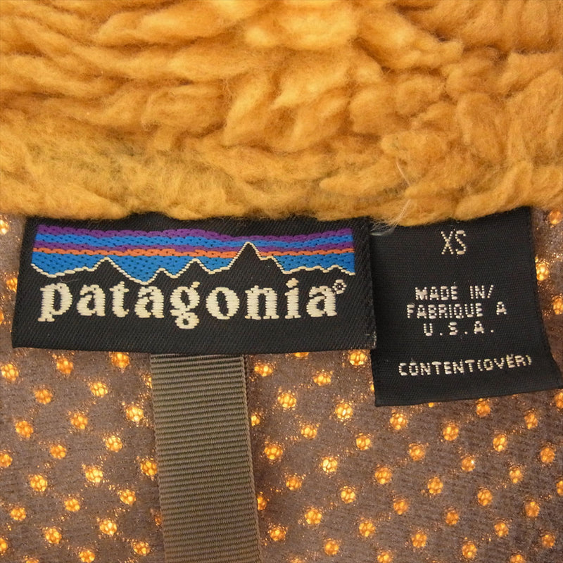 patagonia パタゴニア 23024 CLASSIC RETRO CARDIGAN クラシック レトロ カーディガン フリース ジャケット テキーラゴールド ライトブラウン系 XS【中古】