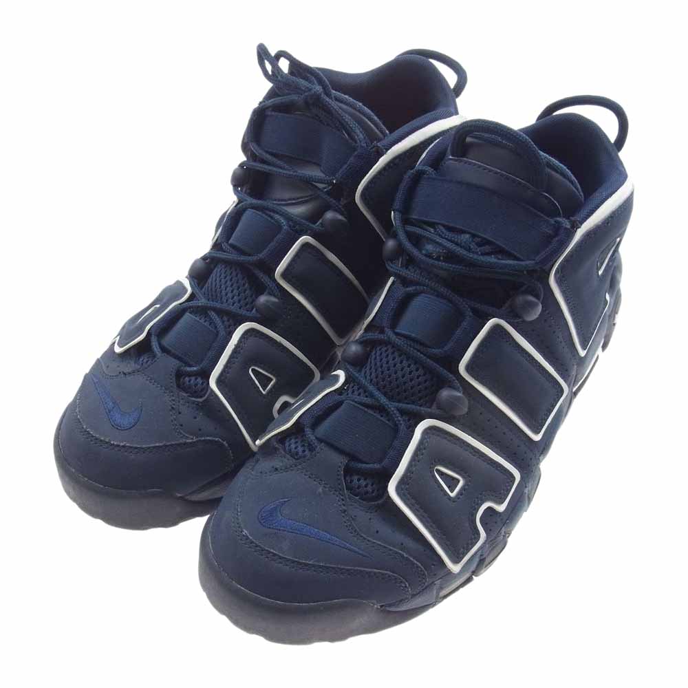 NIKE ナイキ 921948-400 AIR MORE UPTEMPO 96 エア モアアップテンポ  オブシディアン スニーカー ネイビー系 29cm【中古】