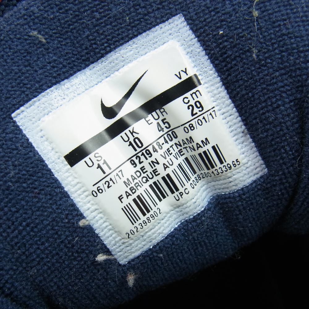 NIKE ナイキ 921948-400 AIR MORE UPTEMPO 96 エア モアアップテンポ  オブシディアン スニーカー ネイビー系 29cm【中古】