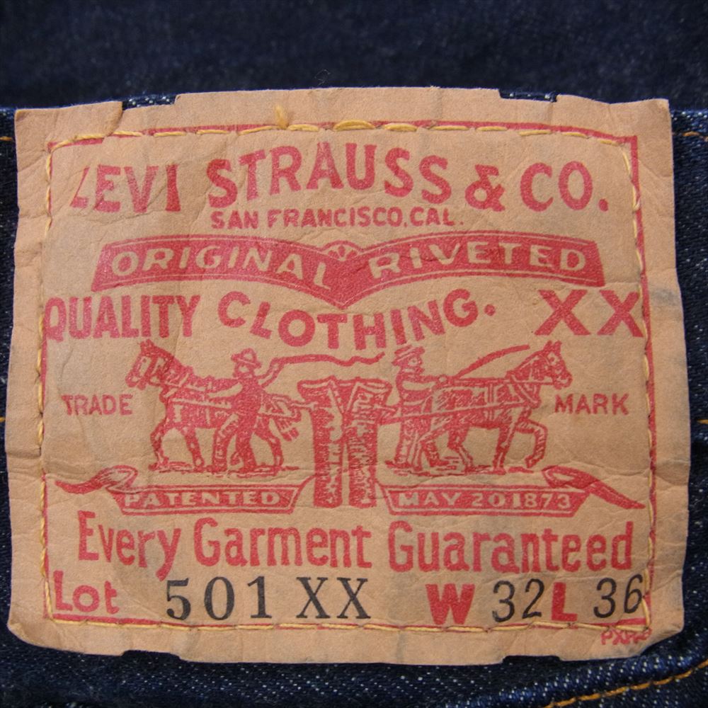 Levi's リーバイス バレンシア USA製  00s 刻印555 501XX 復刻 デニム パンツ ジーンズ インディゴブルー系 32【中古】
