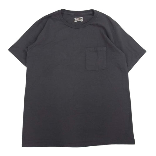 STANDARD CALIFORNIA スタンダードカリフォルニア SD Shield Logo Pocket T Crew Neck ポケット Tシャツ グレー系 M【中古】