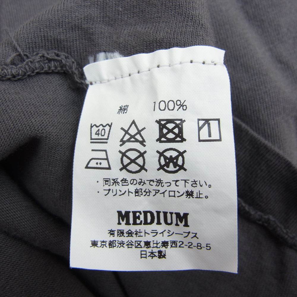 STANDARD CALIFORNIA スタンダードカリフォルニア SD Shield Logo Pocket T Crew Neck ポケット Tシャツ グレー系 M【中古】