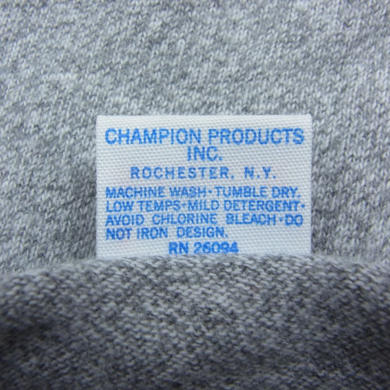 STANDARD CALIFORNIA スタンダードカリフォルニア × Champion チャンピオン 染み込み ロゴ Tシャツ  グレー系 M【中古】