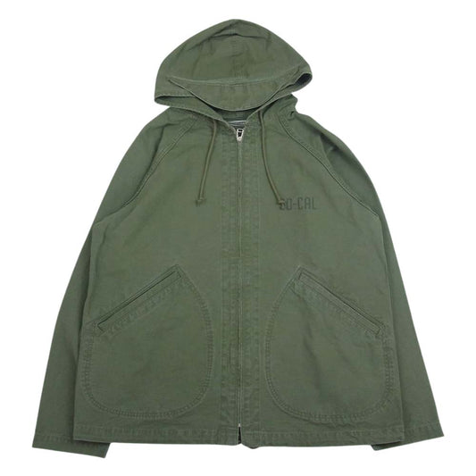 STANDARD CALIFORNIA スタンダードカリフォルニア SD Ripstop Hood Jacket リップストップ フード ジャケット カーキ系 M【極上美品】【中古】