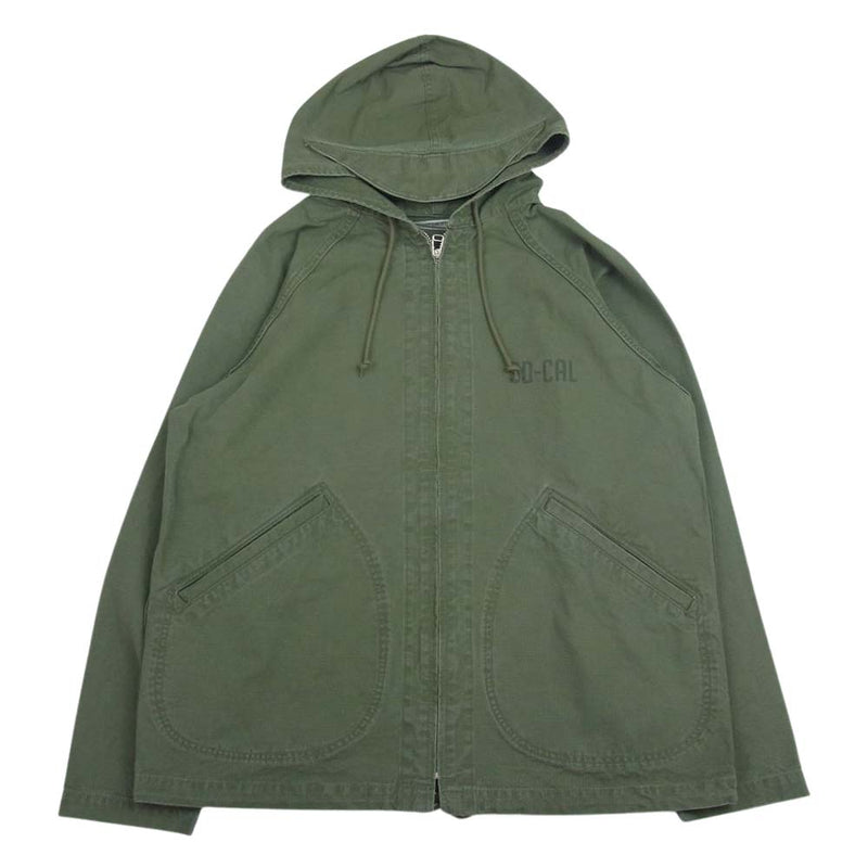 STANDARD CALIFORNIA スタンダードカリフォルニア SD Ripstop Hood Jacket リップストップ フード ジャケット カーキ系 M【極上美品】【中古】