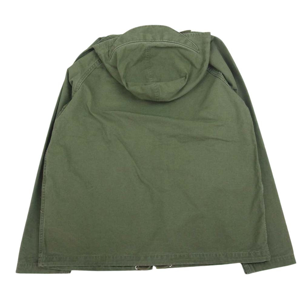 STANDARD CALIFORNIA スタンダードカリフォルニア SD Ripstop Hood Jacket リップストップ フード ジャケット カーキ系 M【極上美品】【中古】