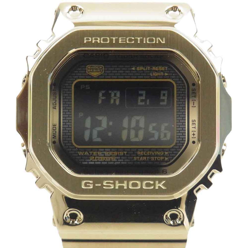 G-SHOCK ジーショック GMW-B5000GD-9JF フルメタル ソーラー電池 ゴールド デジタル 時計 ゴールド系【極上美品】【中古】
