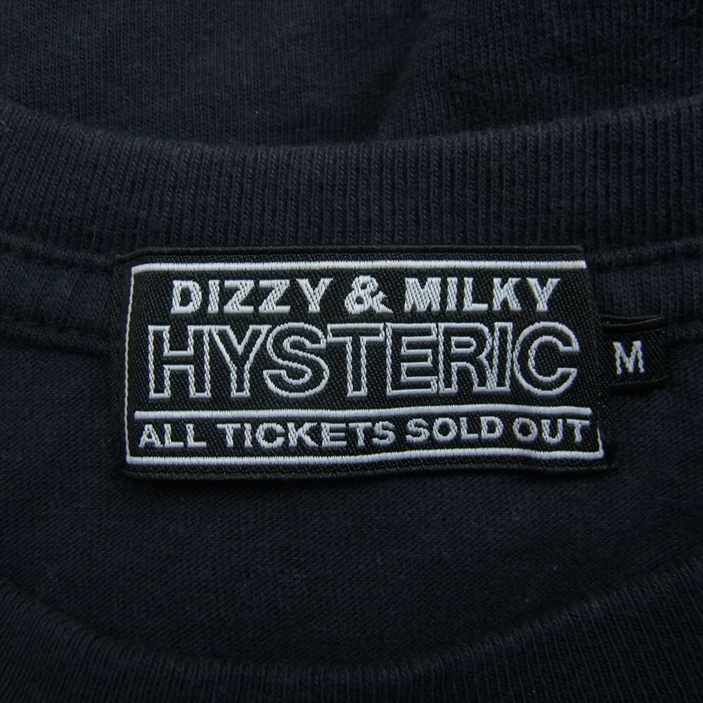 HYSTERIC GLAMOUR ヒステリックグラマー 23SS 02231CT43 FLARE WOMAN フレアウーマン ガールプリント 半袖 Tシャツ  ブラック系 M【中古】