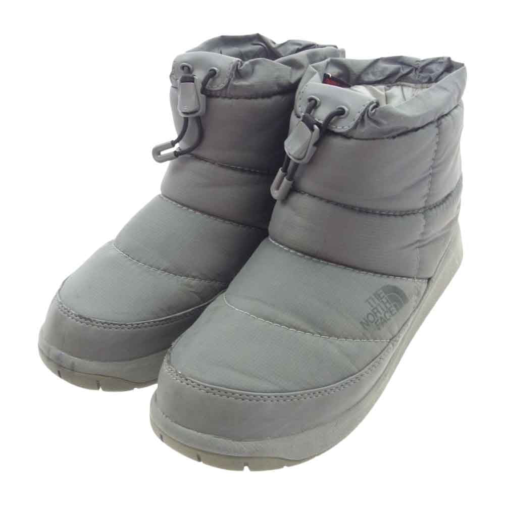 THE NORTH FACE ノースフェイス NFW51874 W Nuptse Bootie WP VI Short ヌプシブーティー ウォータープルーフ ショート ブーツ チャコール系 23cm【中古】