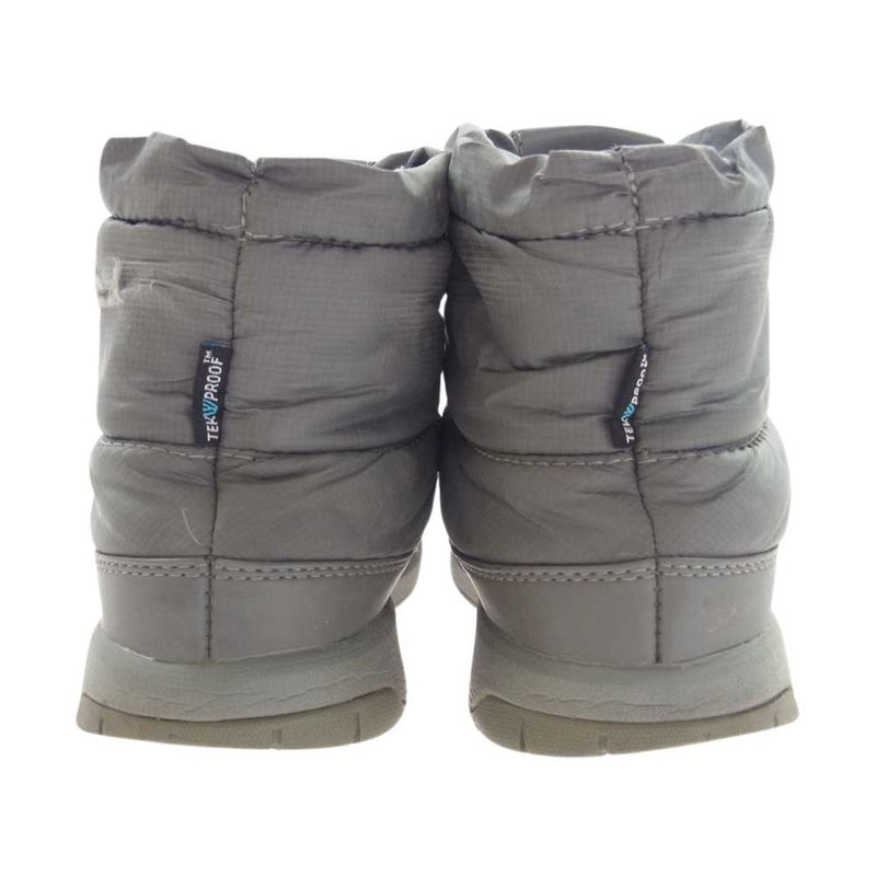 THE NORTH FACE ノースフェイス NFW51874 W Nuptse Bootie WP VI Short ヌプシブーティー ウォータープルーフ ショート ブーツ チャコール系 23cm【中古】