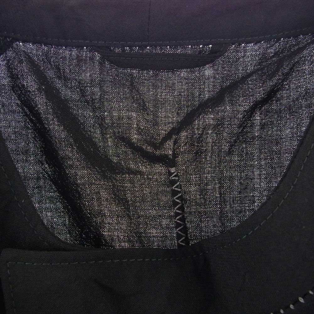 INCARNATION インカネーション MMXIX-V-5300 BAND COLLAR LONG SHIRTS COAT オーバーロック バンドカラー ロング シャツ コート ブラック系 XS【中古】