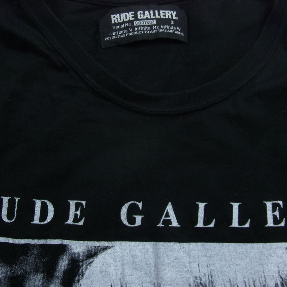 RUDE GALLERY ルードギャラリー プリント Ｔシャツ 半袖 ブラック系 3【中古】