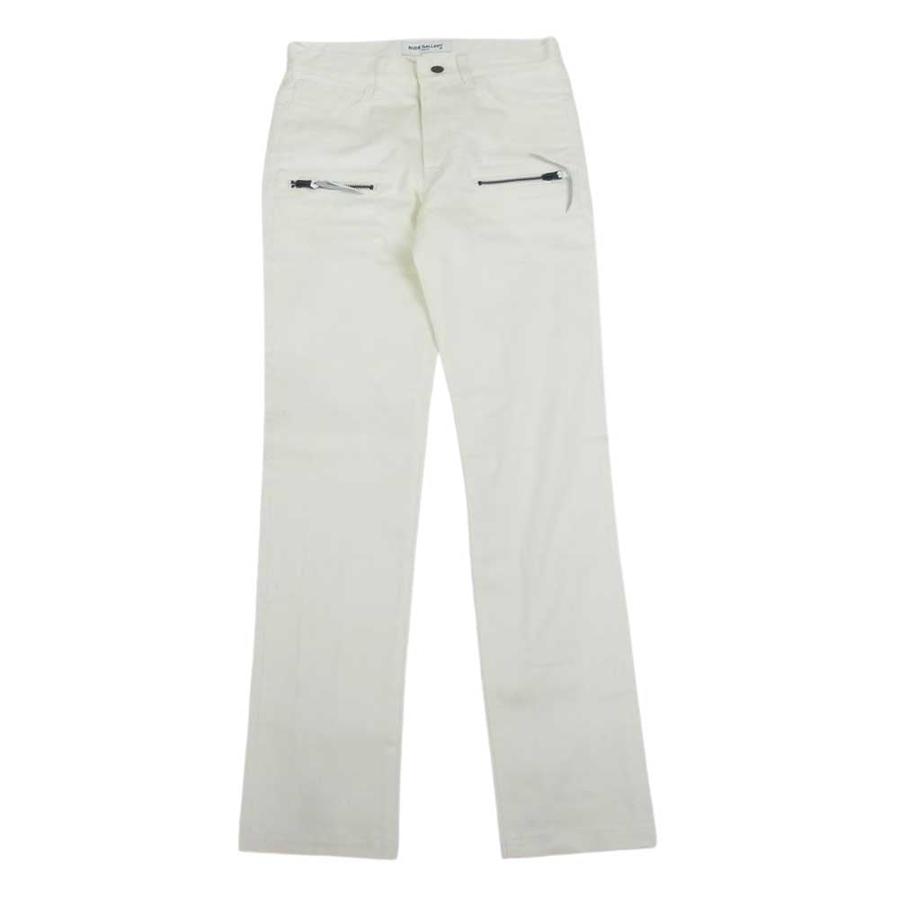 RUDE GALLERY ルードギャラリー 68042-3 ジップ ボンテージ パンツ ホワイト系 M【新古品】【未使用】【中古】