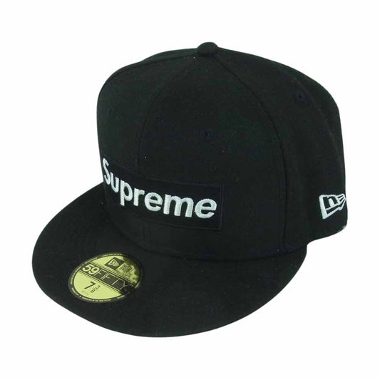 Supreme シュプリーム 21SS New Era Champions Box Logo Cap ニューエラ チャンピオンズ ボックス ロゴ キャップ 帽子 ブラック系 58.7cm【中古】