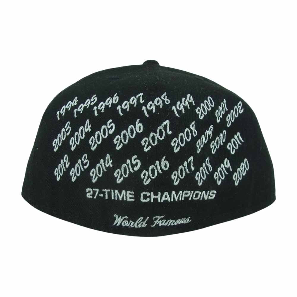 Supreme シュプリーム 21SS New Era Champions Box Logo Cap ニューエラ チャンピオンズ ボックス ロゴ キャップ 帽子 ブラック系 58.7cm【中古】