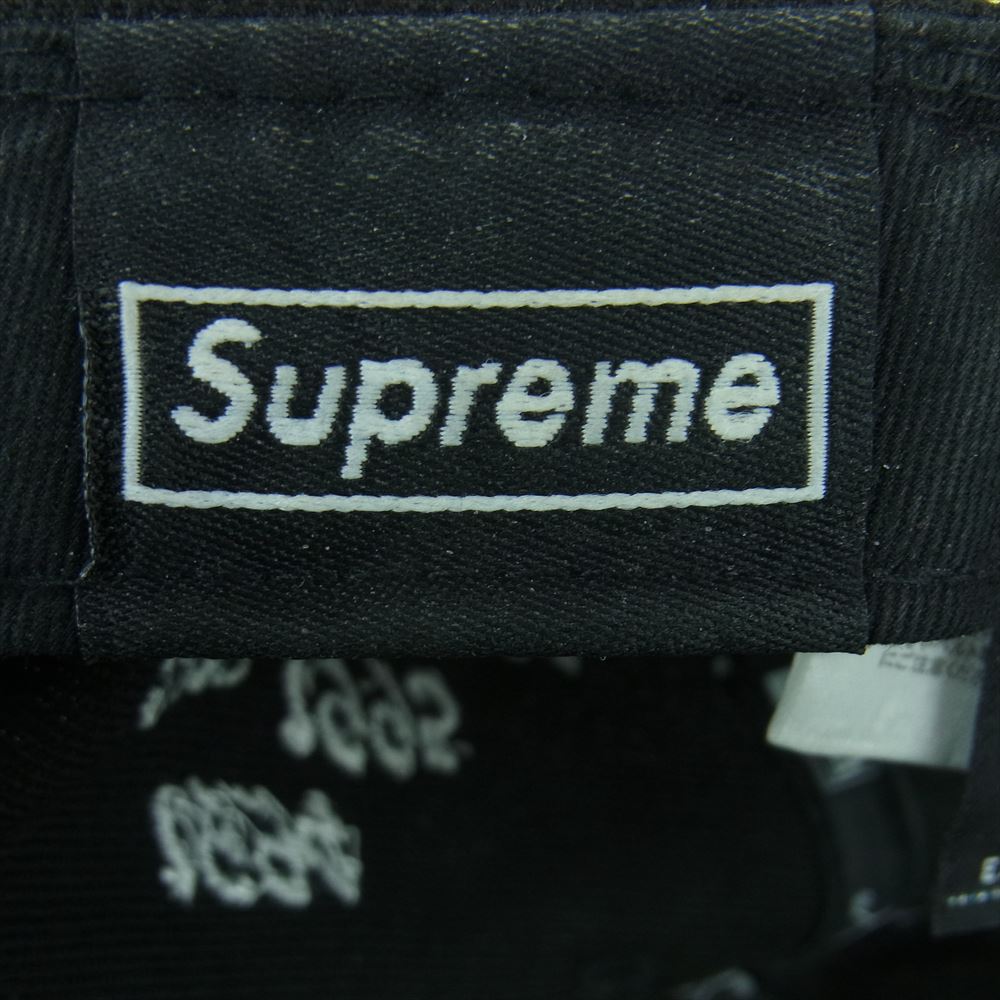 Supreme シュプリーム 21SS New Era Champions Box Logo Cap ニューエラ チャンピオンズ ボックス ロゴ キャップ 帽子 ブラック系 58.7cm【中古】
