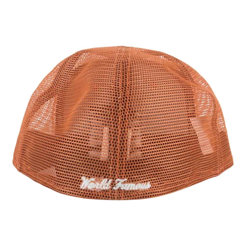 Supreme シュプリーム 23SS New Era Box Logo Mesh Back ニューエラ バック メッシュ ボックスロゴ キャップ 帽子 オレンジ系 58.7cm【中古】