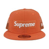 Supreme シュプリーム 23SS New Era Box Logo Mesh Back ニューエラ バック メッシュ ボックスロゴ キャップ 帽子 オレンジ系 58.7cm【中古】
