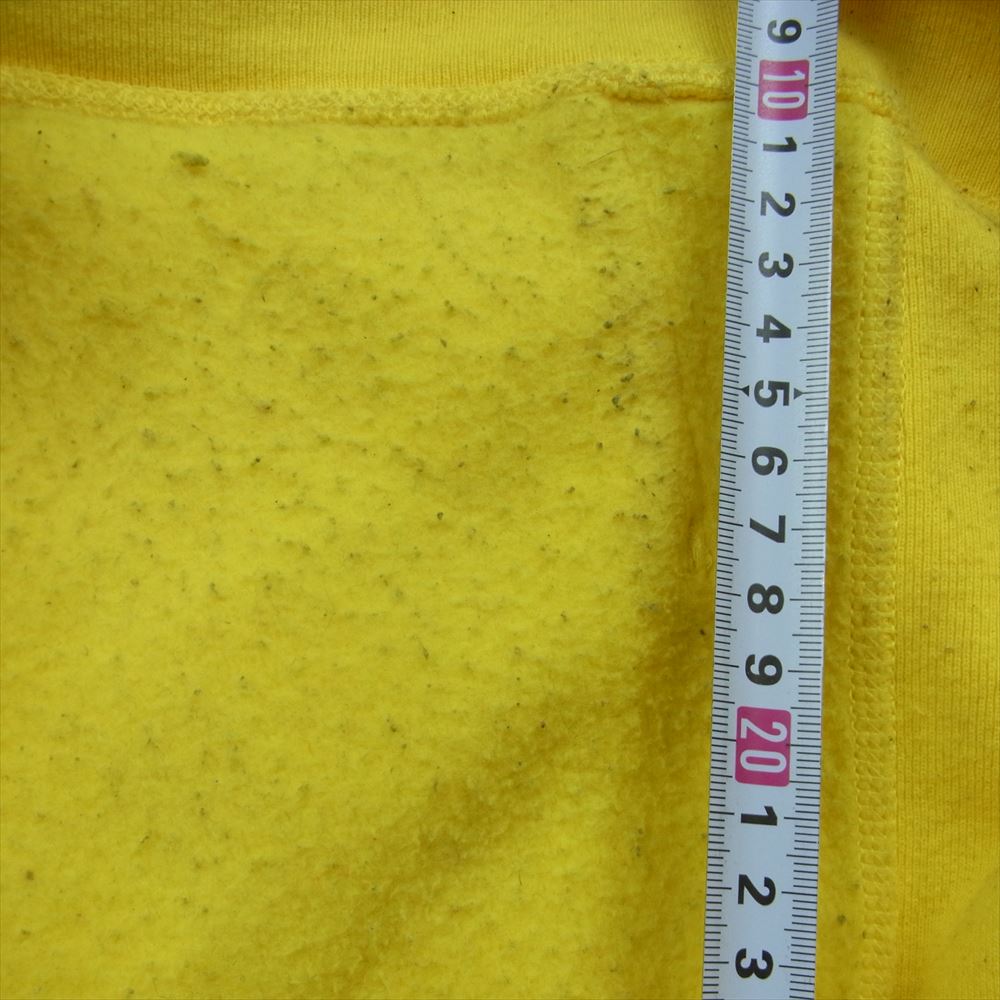 Supreme シュプリーム 19AW Bandana Box Logo Hooded Sweatshirt バンダナ ボックスロゴ フーデッド スウェット プルオーバー パーカー イエロー系 M【中古】