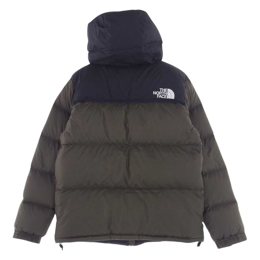 THE NORTH FACE ノースフェイス 21AW  ND92041R　 Nuptse Hoodie ヌプシフーディー ダウン ジャケット カーキ系 ブラック系 XL【中古】