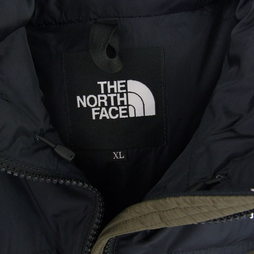 THE NORTH FACE ノースフェイス 21AW  ND92041R　 Nuptse Hoodie ヌプシフーディー ダウン ジャケット カーキ系 ブラック系 XL【中古】