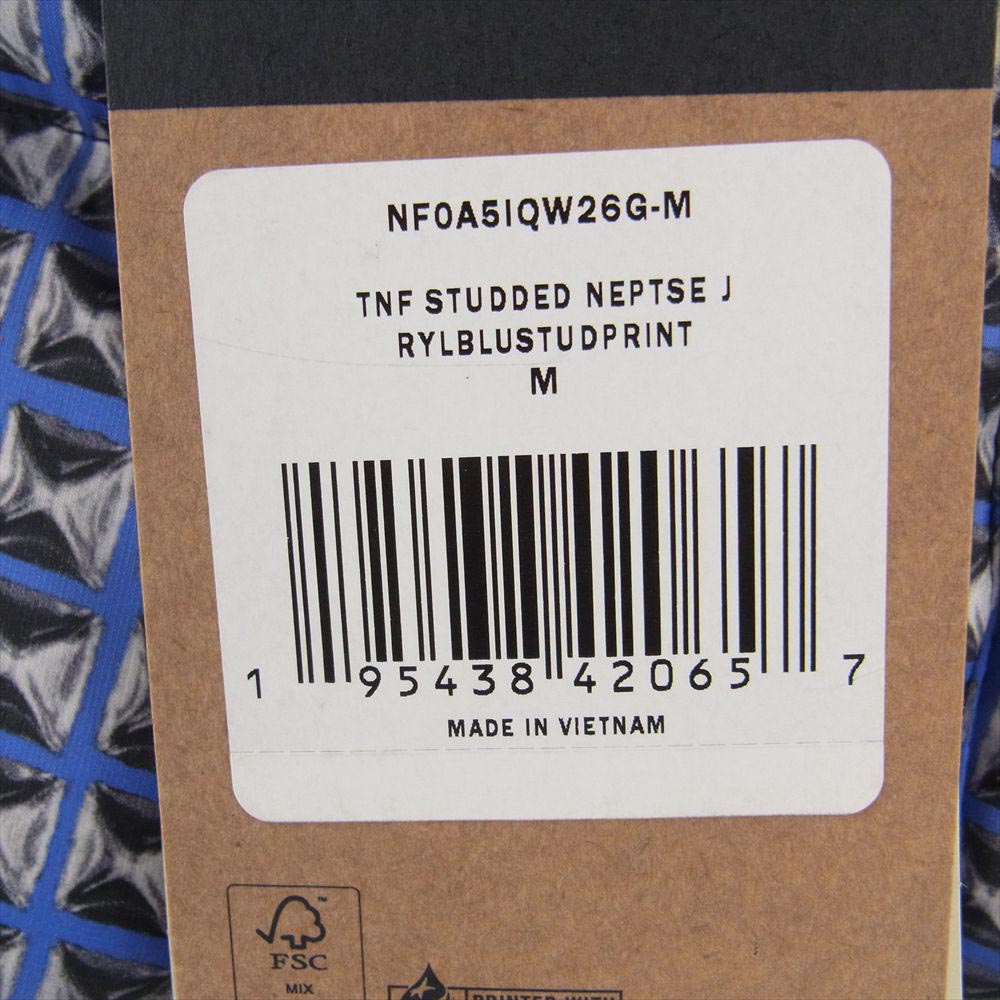 Supreme シュプリーム 21SS THE NORTH FACE Studded Nuptse Jacket スタッズ ヌプシ ジャケット ブルー系 M【極上美品】【中古】