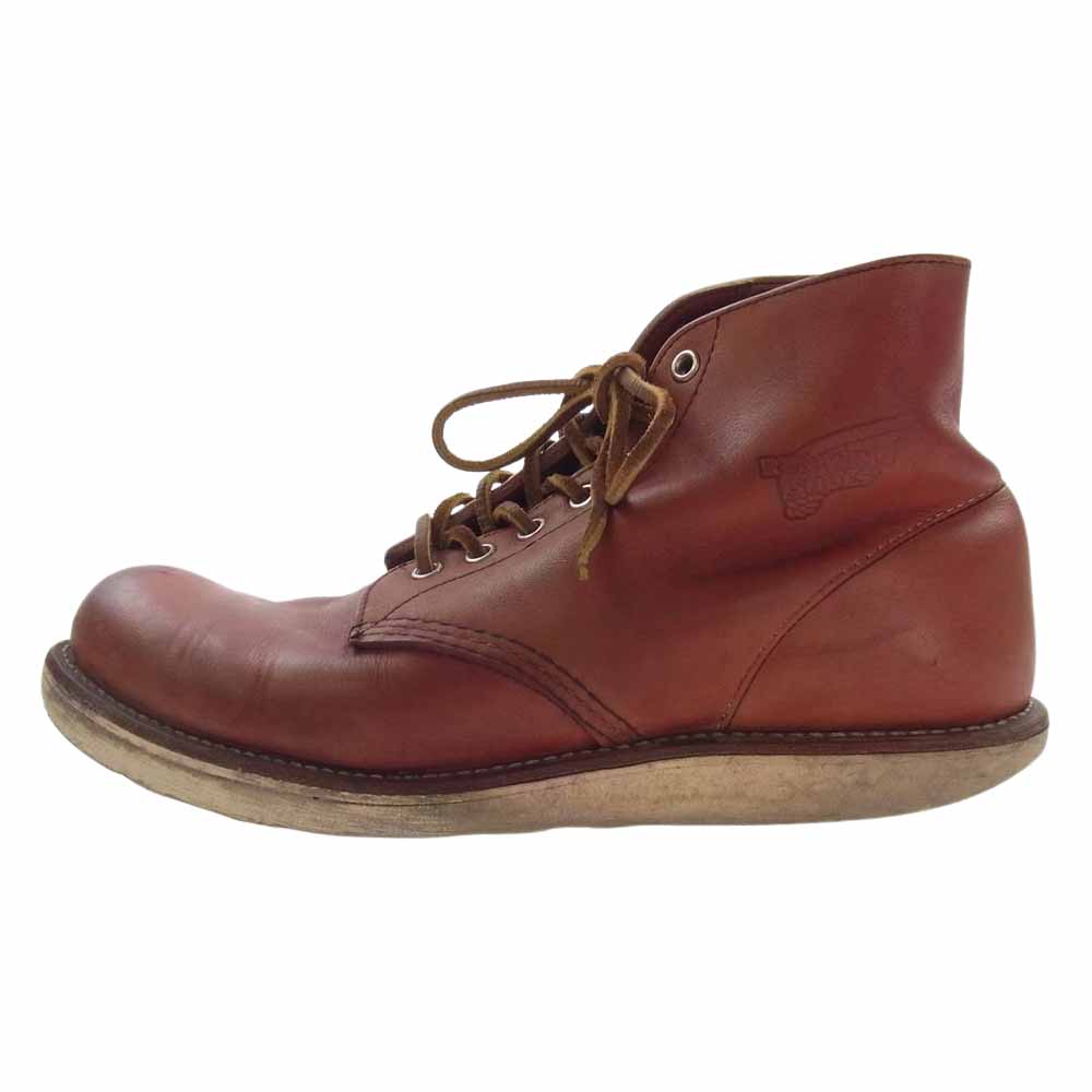 RED WING レッドウィング 8166 6 Classic Round  6インチ クラシック ラウンドトゥ レースアップ ブーツ レッドブラウン ブラウン系 9.5【中古】