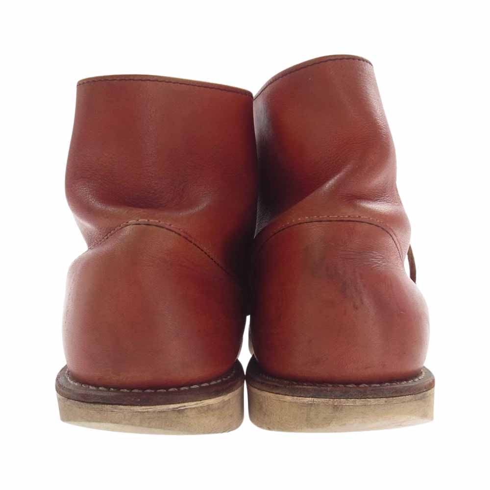 RED WING レッドウィング 8166 6 Classic Round  6インチ クラシック ラウンドトゥ レースアップ ブーツ レッドブラウン ブラウン系 9.5【中古】