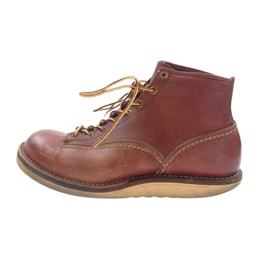 WESCO ウエスコ JOB MASTER ジョブマスター レザー レースアップ ブーツ ブラウン系【中古】