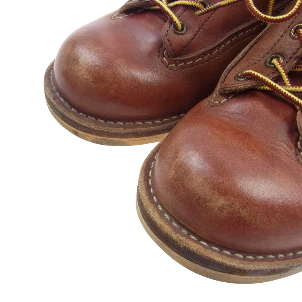 WESCO ウエスコ JOB MASTER ジョブマスター レザー レースアップ ブーツ ブラウン系【中古】