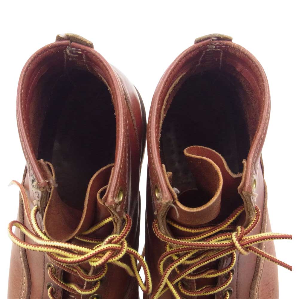WESCO ウエスコ JOB MASTER ジョブマスター レザー レースアップ ブーツ ブラウン系【中古】