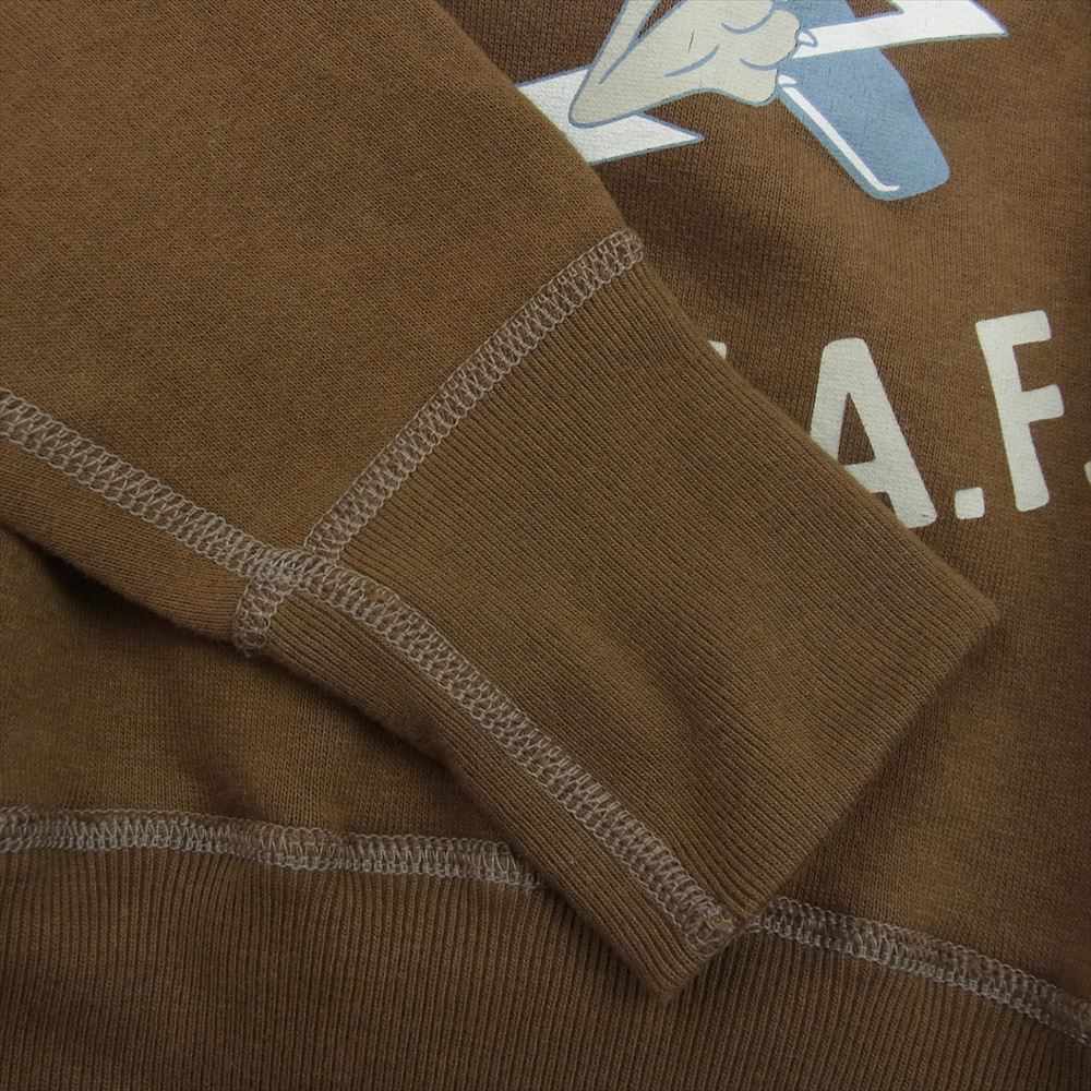 TOY'S McCOY トイズマッコイ TMC1662 WILE E.COYOTE LIGHTNING LANCERS プリント 両V スウェット トレーナー ブラウン系 34【中古】