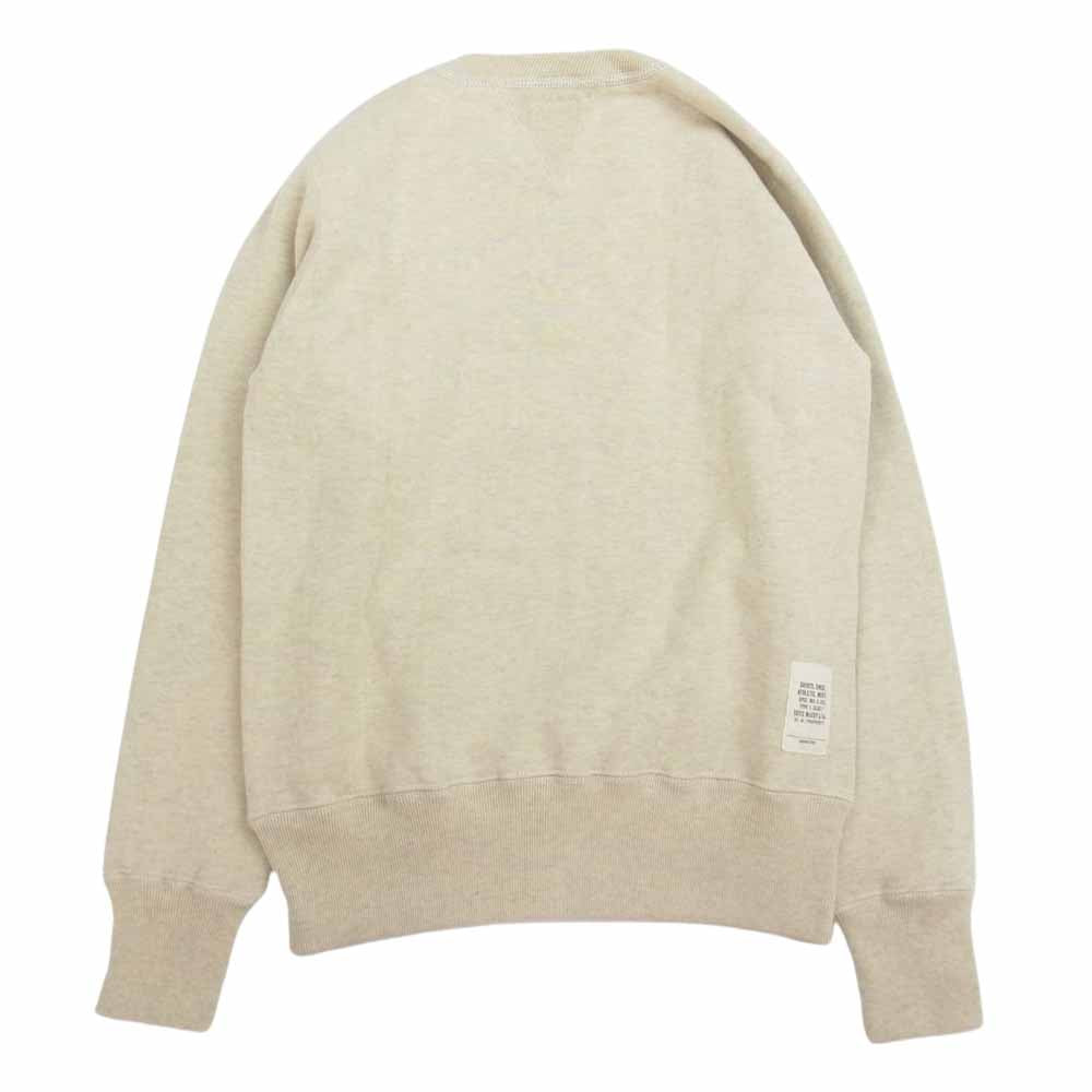 TOY'S McCOY トイズマッコイ TMC1462 McHill USAAF BS 両V スウェット トレーナー ベージュ系 34【新古品】【未使用】【中古】