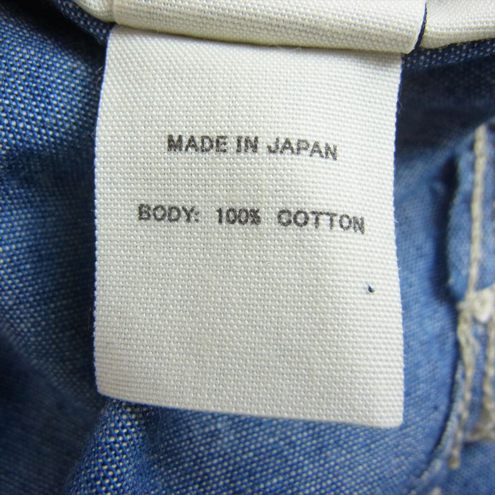 TOY'S McCOY トイズマッコイ TMS1903 CHAMBRAY SHIRT MARILYN MONROE MISS TORPEDO マリリンモンロー シャンブレー シャツ インディゴブルー系 17【新古品】【未使用】【中古】