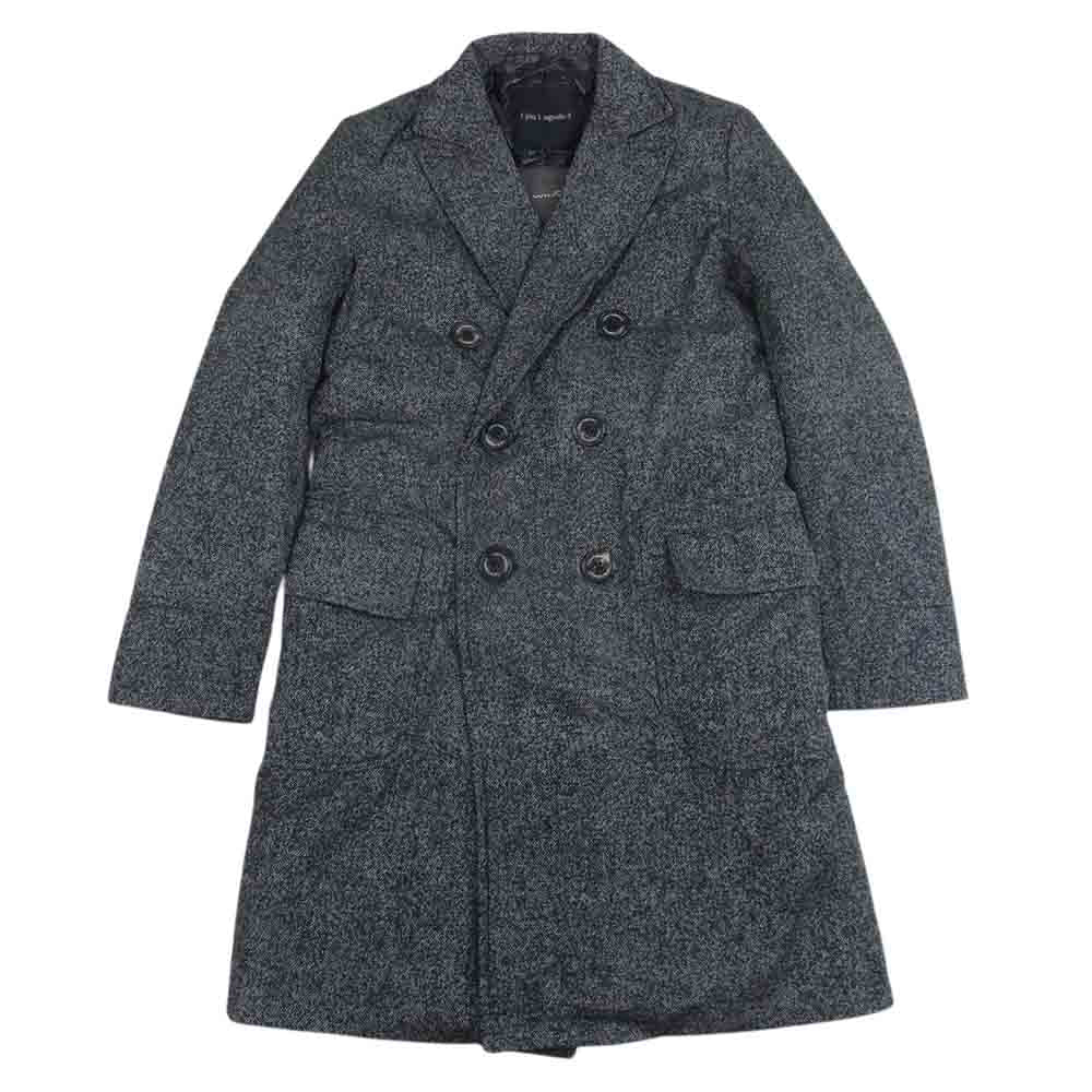 1piu1uguale3 ウノピュウノウグァーレトレ MRC040 POE037 × DUVETICA デュベティカ CHESTER COAT LIMONTA JAQUARD NYLON リモンタ ダウン チェスターコート ブラック系 3【中古】